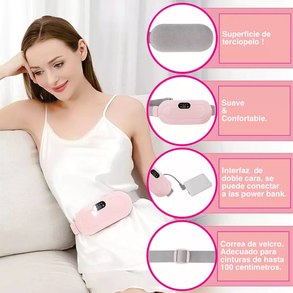 ALMOHADILLA MASAJEADORA TÉRMICA MENSTRUAL