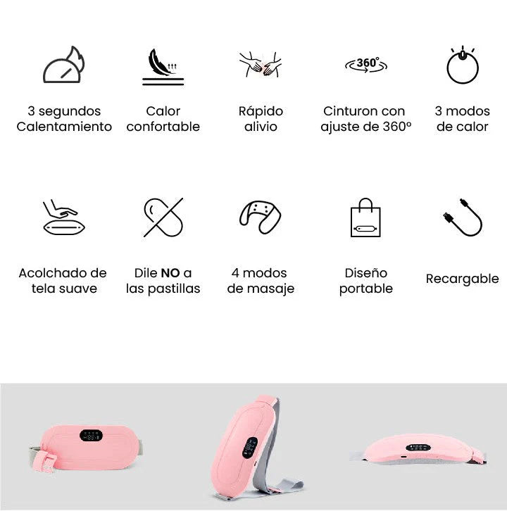 ALMOHADILLA MASAJEADORA TÉRMICA MENSTRUAL