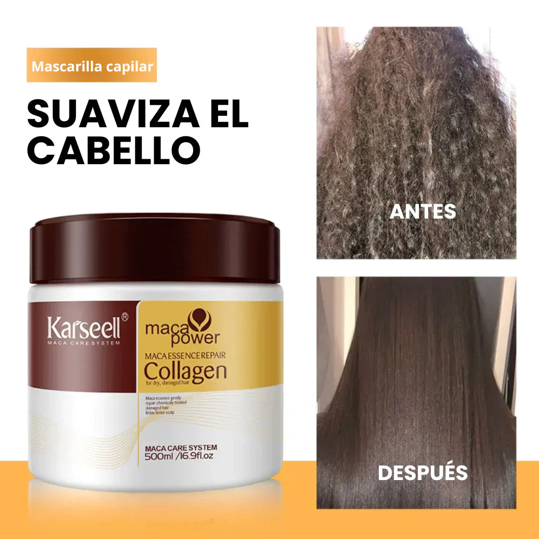 COMBO KARSEELL Maca Power x4 | Shampoo + Acondicionador + Mascarilla + Aceite