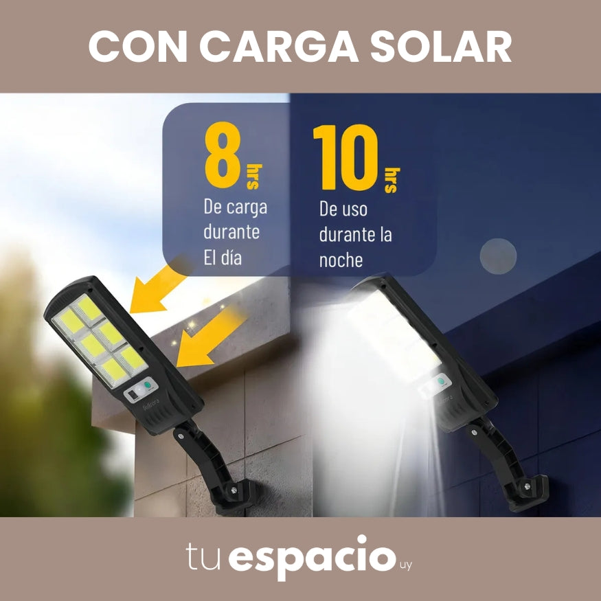PROMO 2X1 | FOCOS SOLARES LUZ LED PARA EXTERIOR CON SENSOR DE MOVIMIENTO