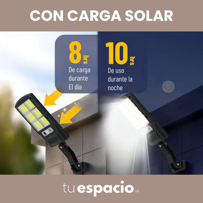 PROMO 2X1 | FOCOS SOLARES LUZ LED PARA EXTERIOR CON SENSOR DE MOVIMIENTO