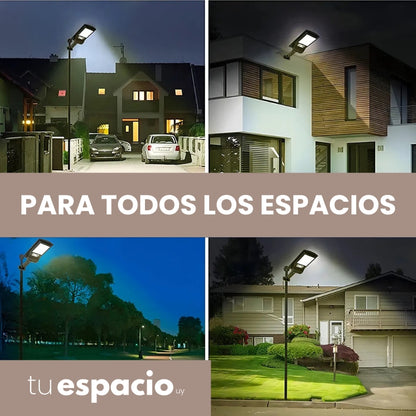 PROMO 2X1 | FOCOS SOLARES LUZ LED PARA EXTERIOR CON SENSOR DE MOVIMIENTO