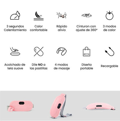 ALMOHADILLA MASAJEADORA TÉRMICA MENSTRUAL