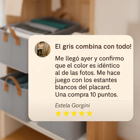 PROMO 3X1 | ORGANIZADORES DE ROPA PLEGABLES