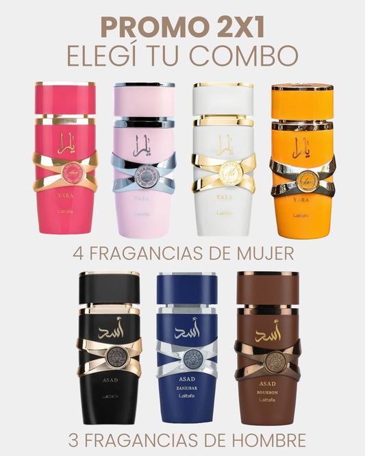 PROMO 2X1 PERFUMES ÁRABES | ELEGÍ TU COMBO