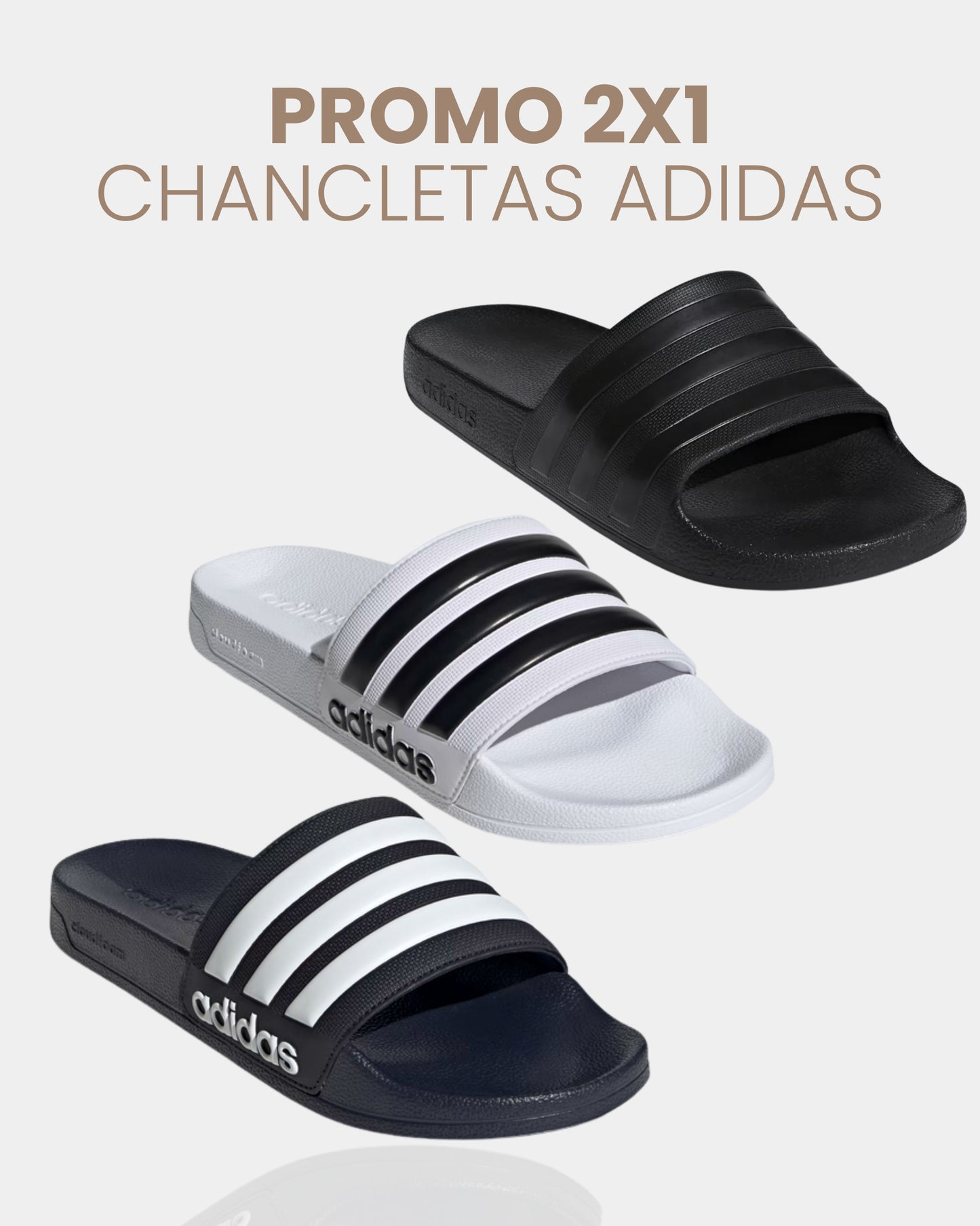 PROMO 2X1 | CHANCLETAS ADIDAS
