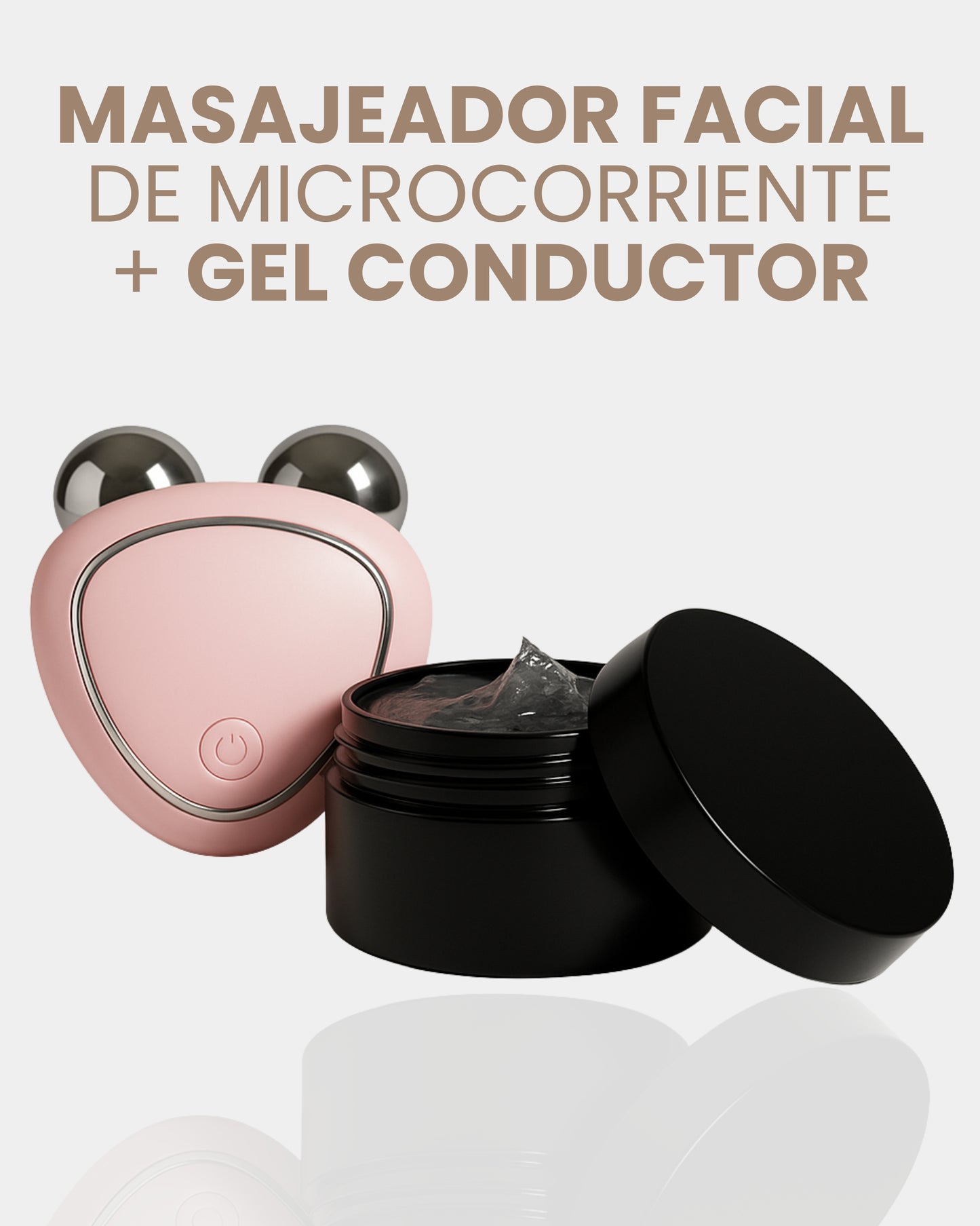 SKINDION | MASAJEADOR FACIAL DE MICROCORRIENTE + GEL CONDUCTOR DE REGALO