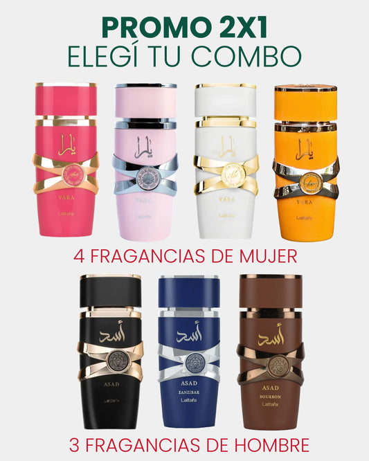 PROMO 2X1 PERFUMES ÁRABES | ELEGÍ TU COMBO