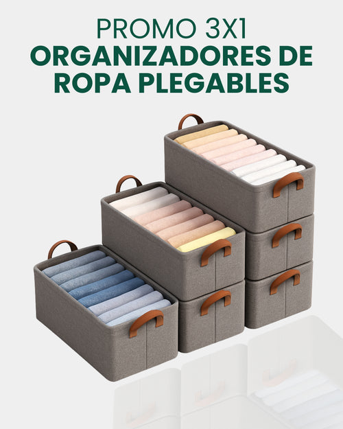 PROMO 3X1 | ORGANIZADORES DE ROPA PLEGABLES
