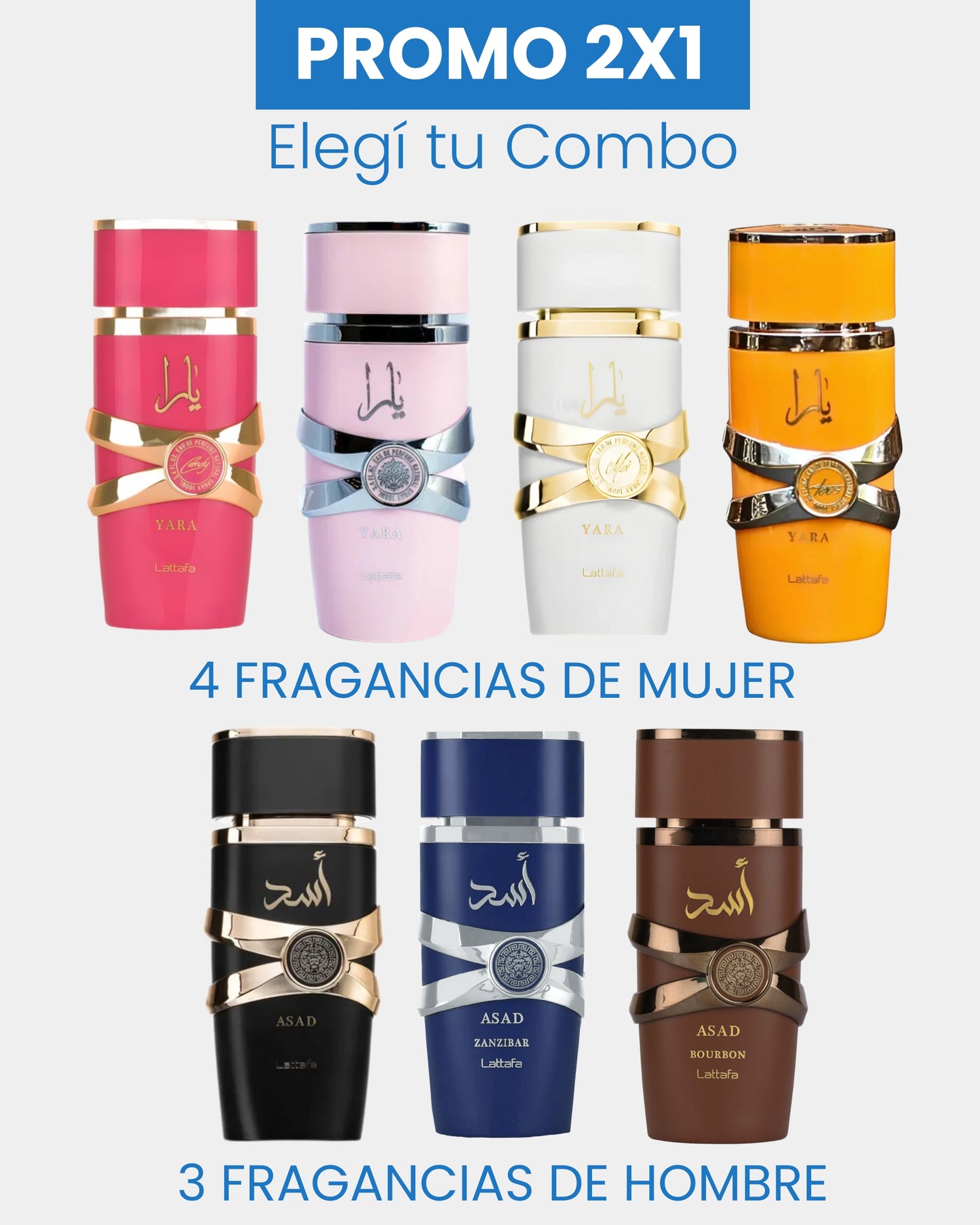 PROMO 2X1 PERFUMES ÁRABES | ELEGÍ TU COMBO