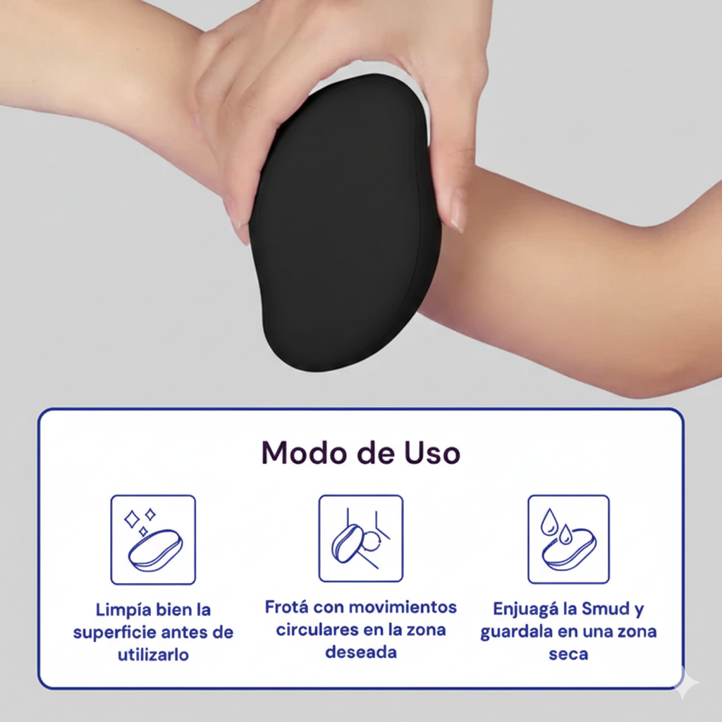 Depiladora Borrador De Vello Exfoliante + Crema Corporal de REGALO