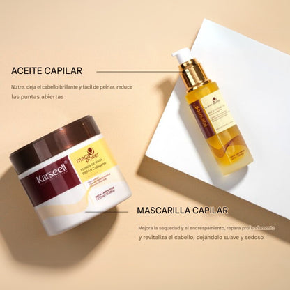 COMBO KARSEELL Maca Power x4 | Shampoo + Acondicionador + Mascarilla + Aceite