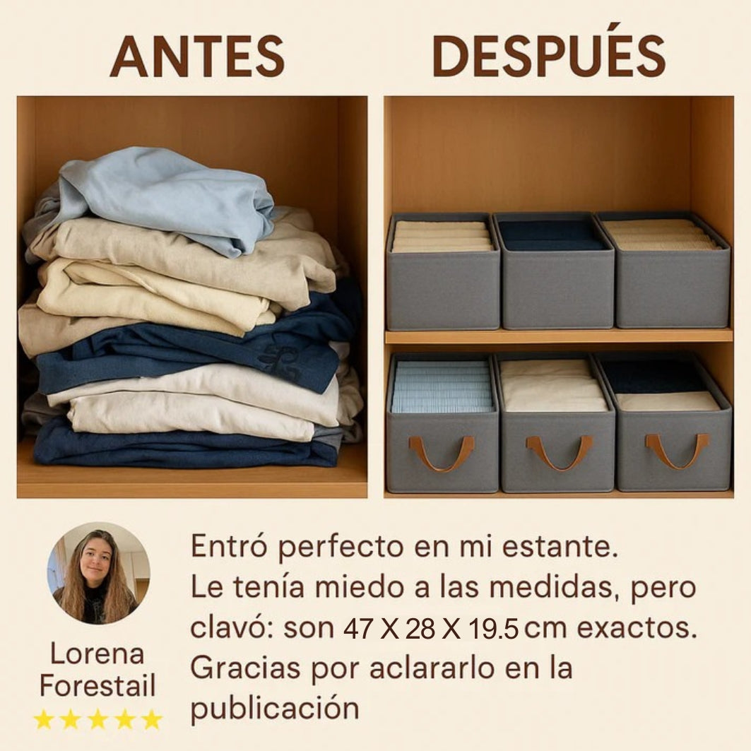 PROMO 3X1 | ORGANIZADORES DE ROPA PLEGABLES